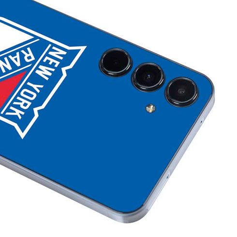 NHL New York Rangers Solid Background Galaxy A55 5G Skin