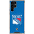 NHL New York Rangers Solid Background Galaxy S23 Ultra Clear Case