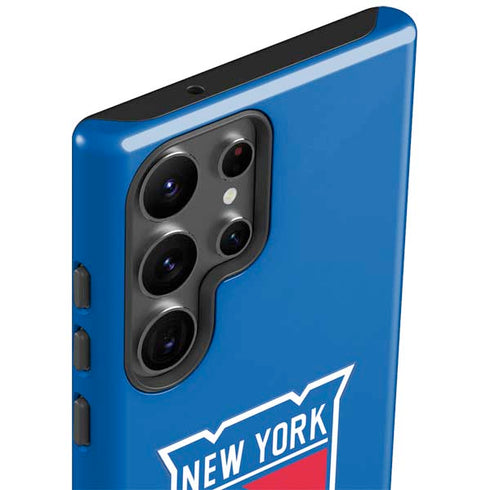 NHL New York Rangers Solid Background Galaxy S23 Ultra Pro Case