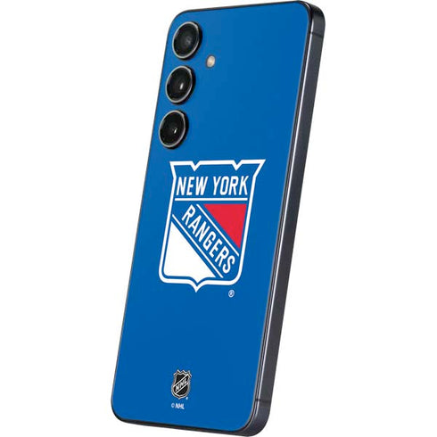 NHL New York Rangers Solid Background Galaxy S24 Plus Skin
