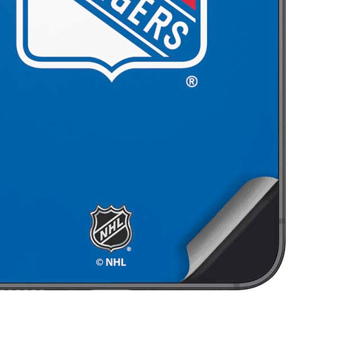 NHL New York Rangers Solid Background Galaxy S24 Skin