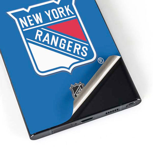 NHL New York Rangers Solid Background Galaxy S25 Ultra Skin