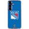 NHL New York Rangers Solid Background Galaxy S25 Plus Clear Case