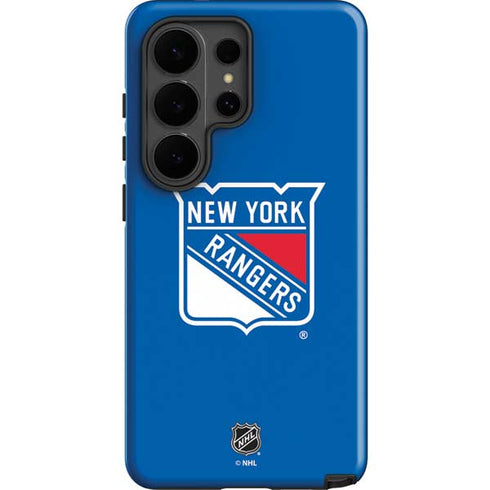 NHL New York Rangers Solid Background Galaxy S26 Ultra Impact Case