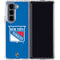 NHL New York Rangers Solid Background Galaxy Z Fold5 5G Clear Case