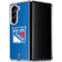 NHL New York Rangers Solid Background Galaxy Z Fold5 5G Clear Case