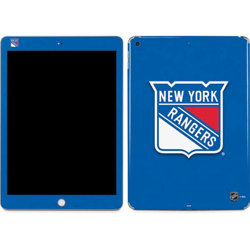 NHL New York Rangers Solid Background Apple iPad Skin