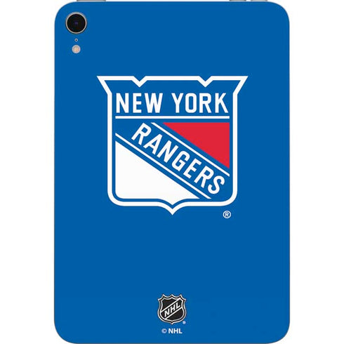 NHL New York Rangers Solid Background Apple iPad Mini Skin