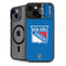 NHL New York Rangers Solid Background iPhone 14 Kickstand Case