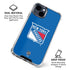 NHL New York Rangers Solid Background iPhone 15 Clear Case