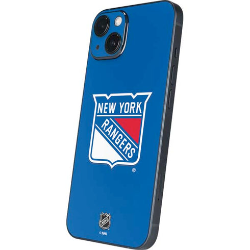 NHL New York Rangers Solid Background iPhone 15 Skin