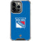 NHL New York Rangers Solid Background iPhone 16 Pro Clear Case
