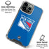 NHL New York Rangers Solid Background iPhone 16 Pro Clear Case