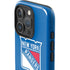 NHL New York Rangers Solid Background iPhone 16 Pro Impact Case