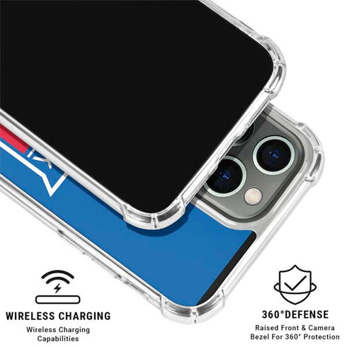 NHL New York Rangers Solid Background iPhone 16 Pro Max Clear Case