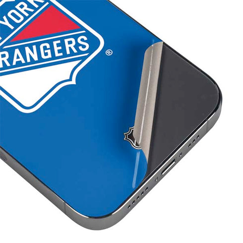 NHL New York Rangers Solid Background iPhone 16 Pro Skin
