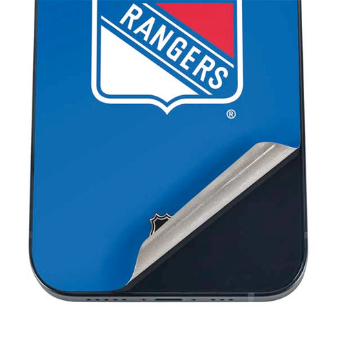 NHL New York Rangers Solid Background iPhone 16 Skin