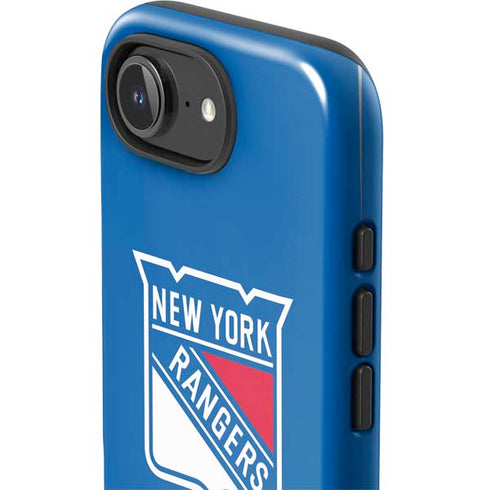 NHL New York Rangers Solid Background iPhone 16e Impact Case