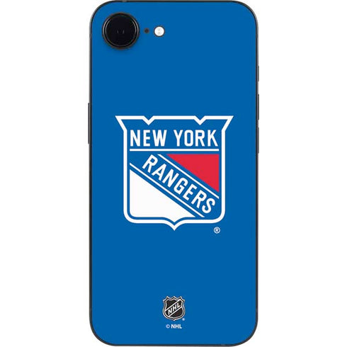 NHL New York Rangers Solid Background iPhone 16e Skin