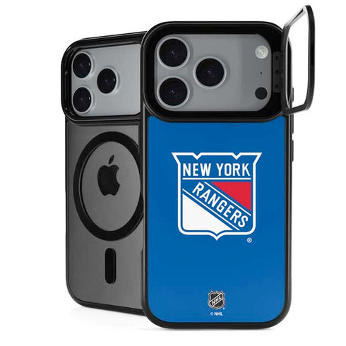 NHL New York Rangers Solid Background iPhone 18 Pro Max Kickstand Case