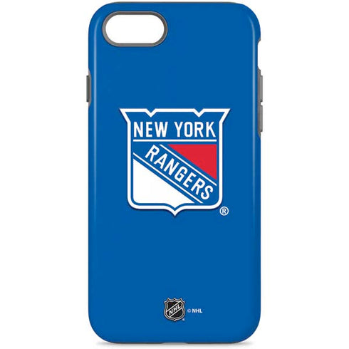 NHL New York Rangers Solid Background iPhone Cases