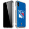 NHL New York Rangers Solid Background iPhone X/XS Clear Case