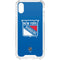 NHL New York Rangers Solid Background iPhone XS Clear Case