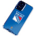 NHL New York Rangers Solid Background Moto G 5G (2024) Clear Case