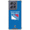 NHL New York Rangers Solid Background Moto G Stylus 5G (2025) Clear Case