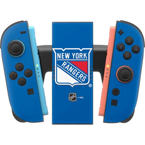 NHL New York Rangers Solid Background Nintendo Switch 2 (2025) Joy-Con Controller Skin