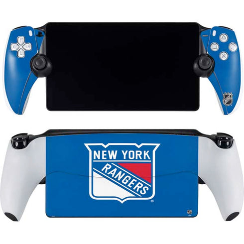 NHL New York Rangers Solid Background PlayStation Portal Remote Player Skin