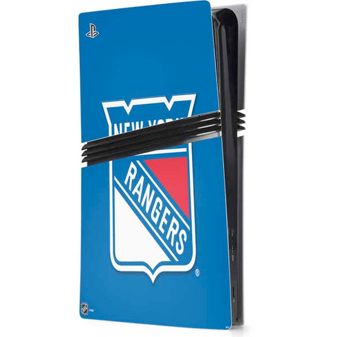 NHL New York Rangers Solid Background PlayStation PS5 Skins