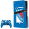 NHL New York Rangers Solid Background PS5 Pro Disk Bundle Skin