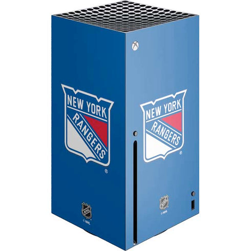 NHL New York Rangers Solid Background Xbox Series X Skins
