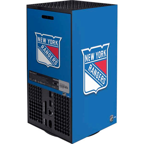 NHL New York Rangers Solid Background XBox Series X Digital Edition Bundle Skin