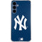 MLB New York Yankees - Solid Distressed Galaxy A55 5G Clear Case