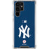 MLB New York Yankees - Solid Distressed Galaxy S23 Ultra Clear Case