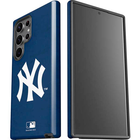 MLB New York Yankees - Solid Distressed Galaxy S23 Ultra Pro Case