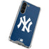 MLB New York Yankees - Solid Distressed Galaxy S24 FE Clear Case