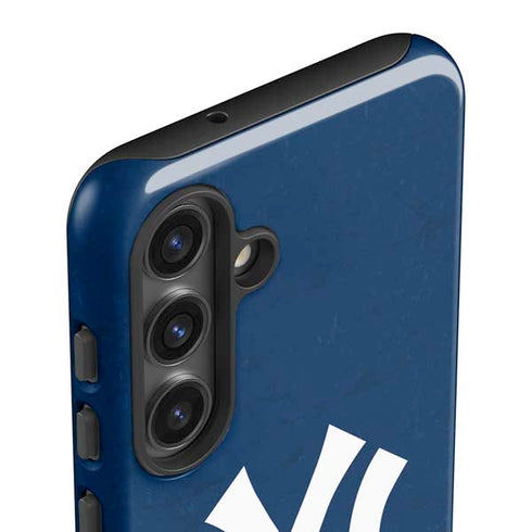 MLB New York Yankees - Solid Distressed Galaxy S25 Impact Case