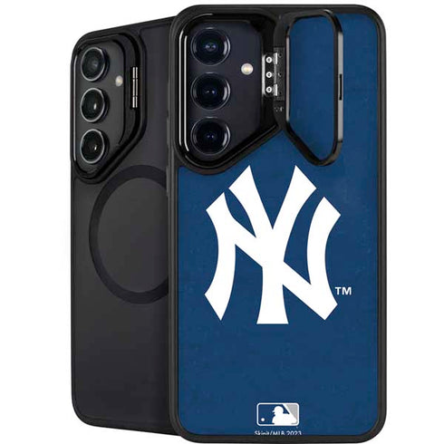 MLB New York Yankees - Solid Distressed Galaxy S25 Plus Kickstand Case