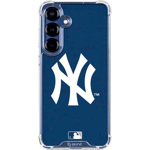 MLB New York Yankees - Solid Distressed Galaxy S25 Clear Case