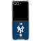 MLB New York Yankees - Solid Distressed Galaxy Z Flip7 Clear Case