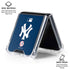 MLB New York Yankees - Solid Distressed Galaxy Z Flip7 Clear Case