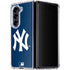 MLB New York Yankees - Solid Distressed Galaxy Z Fold5 5G Clear Case