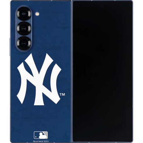 MLB New York Yankees - Solid Distressed Galaxy Z Fold6 Skin