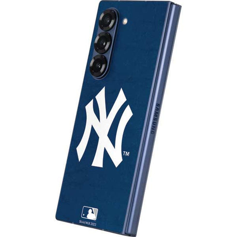 MLB New York Yankees - Solid Distressed Galaxy Z Fold6 Skin