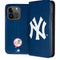 MLB New York Yankees - Solid Distressed iPhone 15 Pro Folio Case