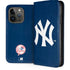 MLB New York Yankees - Solid Distressed iPhone 15 Pro Folio Case