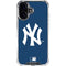 MLB New York Yankees - Solid Distressed iPhone 16 Clear Case